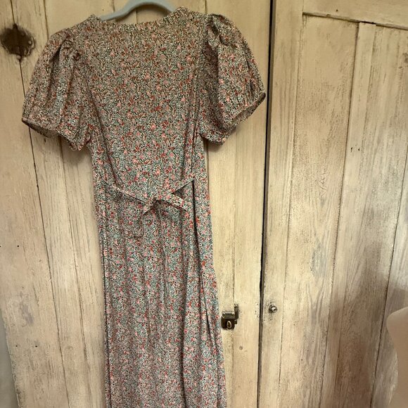 Doen Dree Dress in White Petit Jardin Print, size Medium - Picture 5 of 10